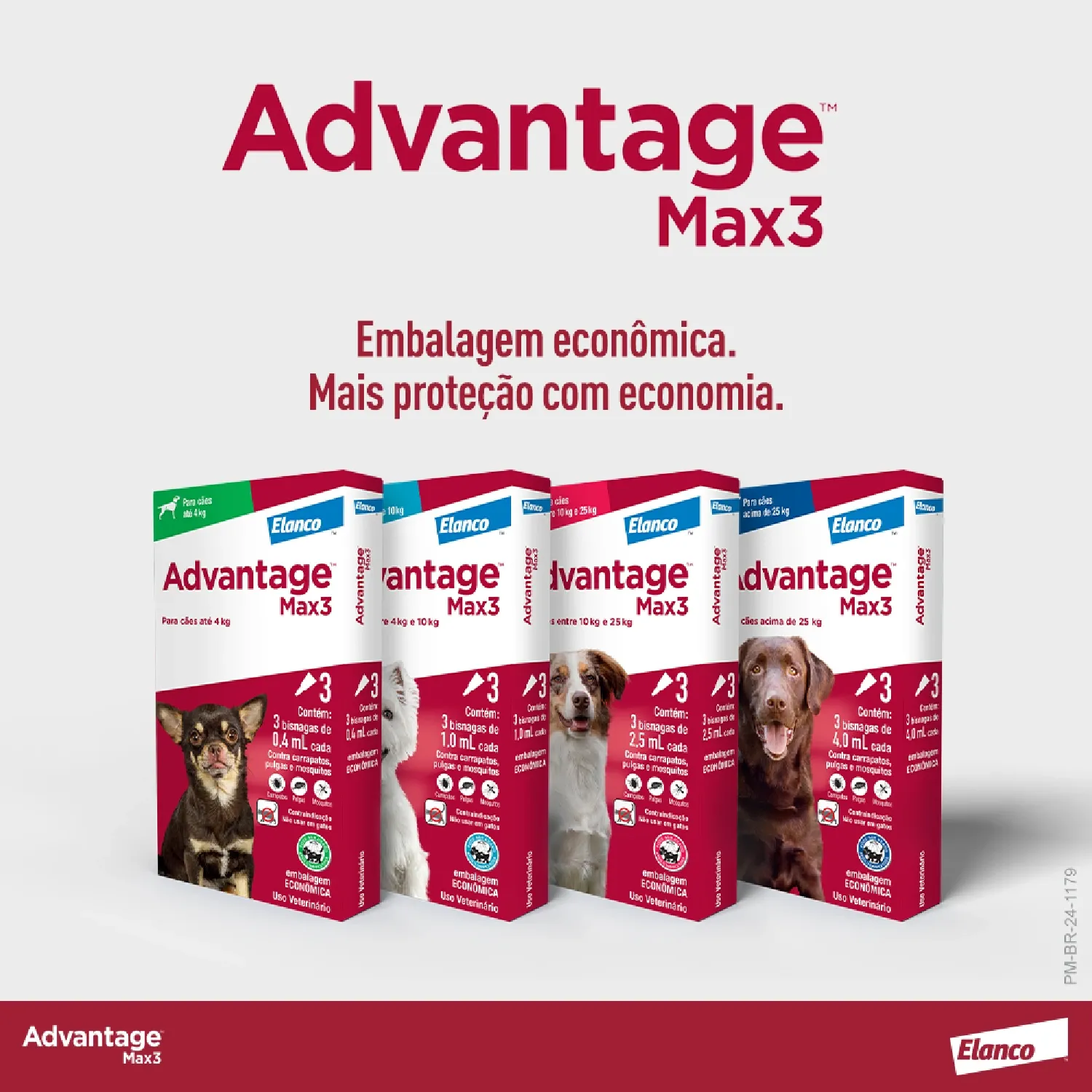 Advantage Max3 - 3 pipetas - Todas as versoes